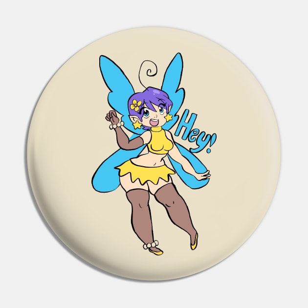 Hey! Fairy Pin by saradaboru