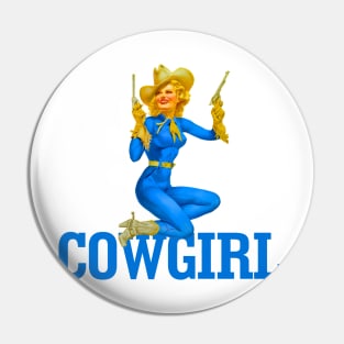 Vintage Cowgirl Pin