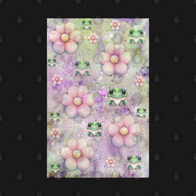 Froggy Flower Print by CAutumnTrapp