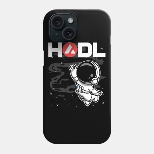 HODL Astronaut Avalanche AVAX Coin To The Moon Crypto Token Cryptocurrency Blockchain Wallet Birthday Gift For Men Women Kids Phone Case