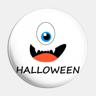 Halloween face Pin