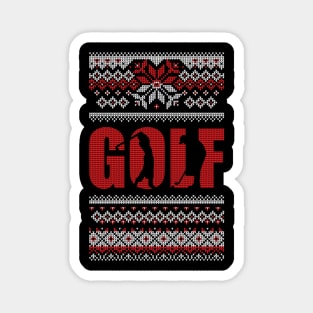 Golf Ugly Christmas Magnet