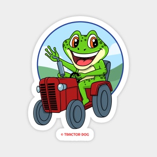 Tractor Critters Frog Magnet