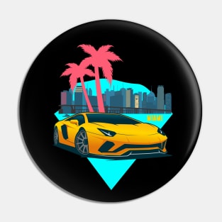 Italian V12 Aventador Gaming Tuning Fan Car Pin