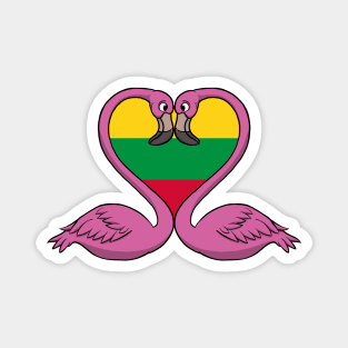 Flamingo Lithuania Magnet