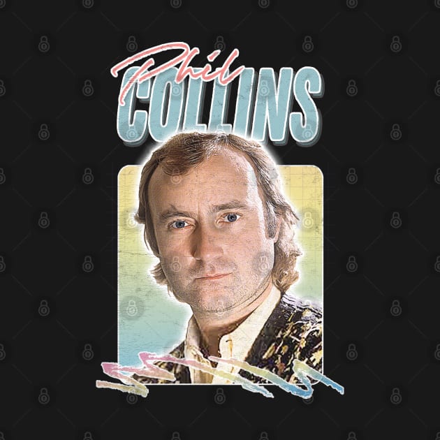 Phil Collins / 80s Retro Aesthetic Design by DankFutura