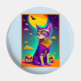 Moonlit Mellowcat - Halloween 2023 Pin