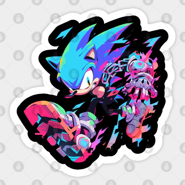 Sonic Sticker – Camilla Khau Designs