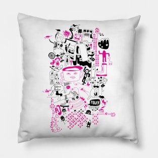 Doodle Art Pillow