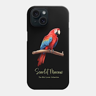 Scarlet Macaw - The Bird Lover Collection Phone Case