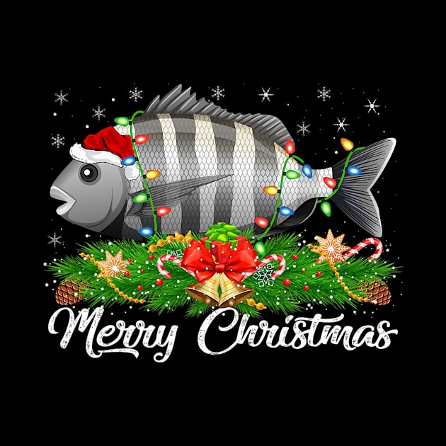 Fishing Lover Matching Santa Hat  Fish Christmas by kasperek