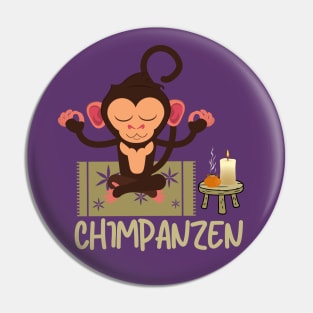 Chimpanzen Pin