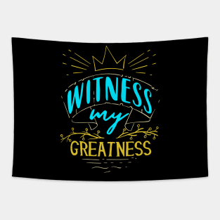 Witness My Greatness Mom Queen Mothers Day Fun Tapestry