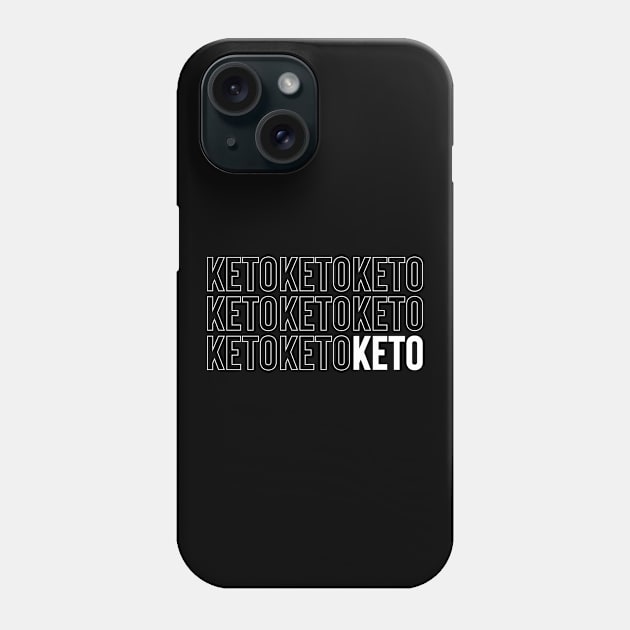 Keto Phone Case by FoodieTees