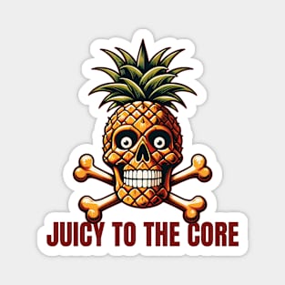 Pineapple Skull Magnet