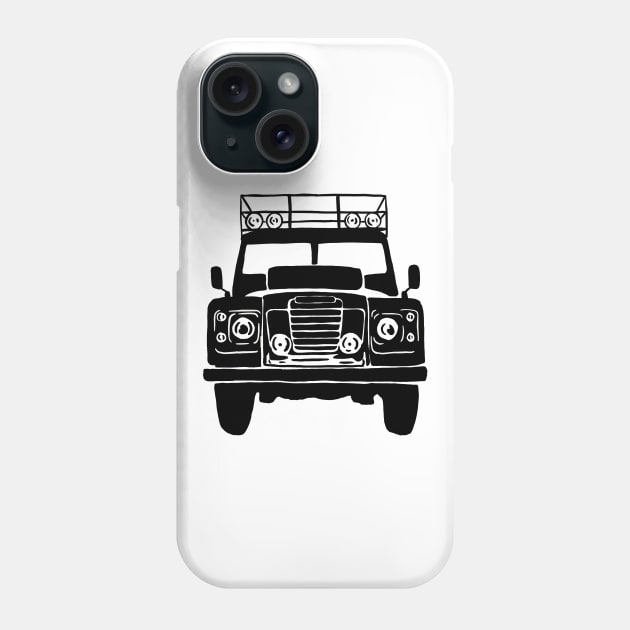 Land Rover Defender Phone Case by nicholashugginsdesign