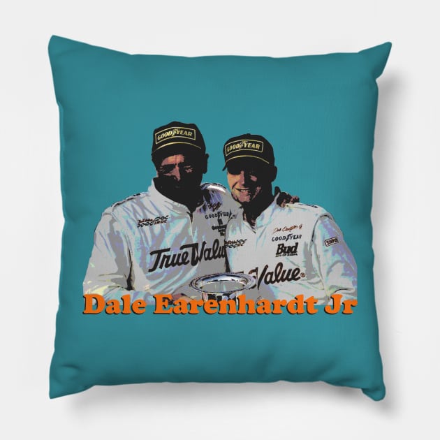 Dale Earenhardt jr Pillow by Verge of Puberty