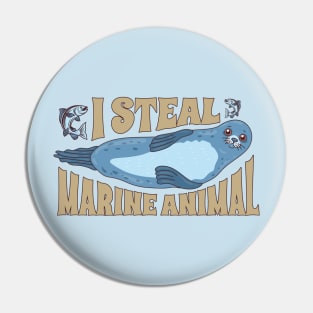 i-steal-marine-animal Pin