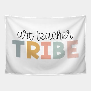 Art Teacher Tribe Muted Pastels Tapestry