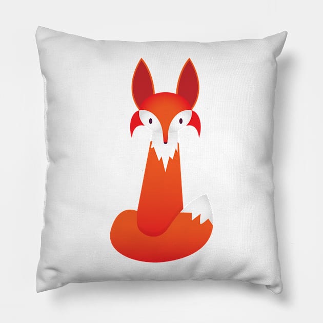 The Fox Pillow by volkandalyan