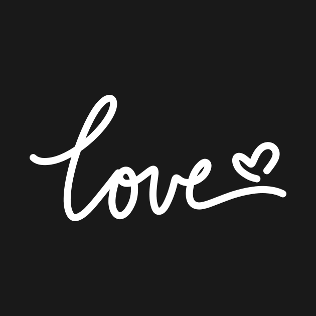 Love Typography by LineXpressions