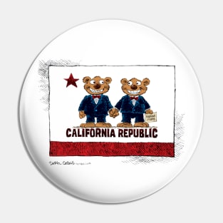 California Gay Flag Pin