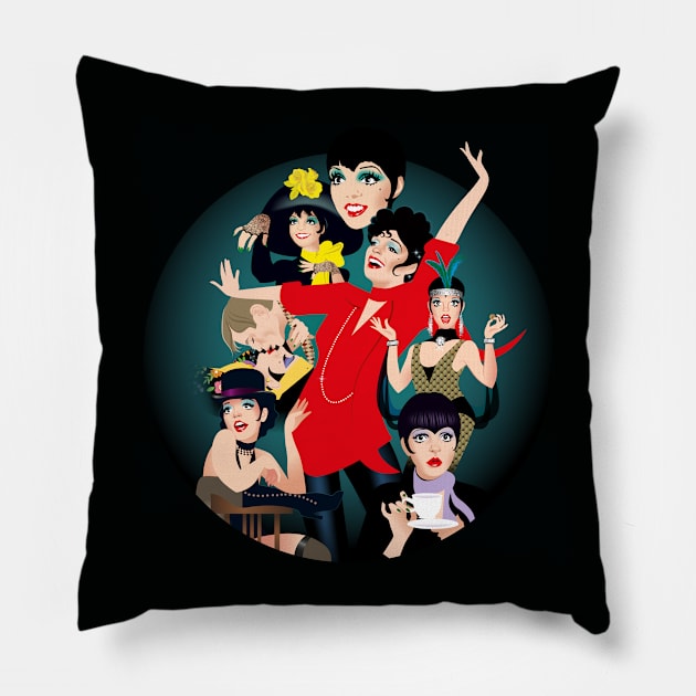 Liza with a Z Pillow by AlejandroMogolloArt