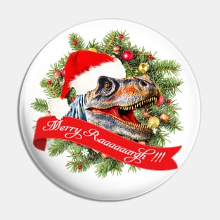 Christmas T-Rex Raaaaaaaargh!!! Pin