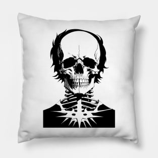 Allan poe skull design Pillow