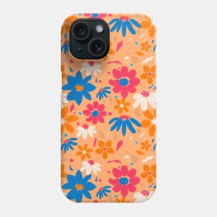 Scandinavian Summer Colorful Spring Flowers Phone Case