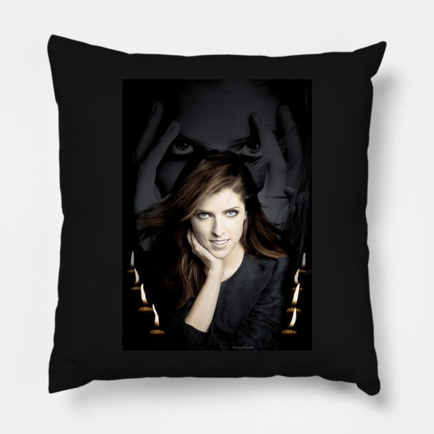 Anna Kendrick - Badass Women Pillow by MaxencePierrard