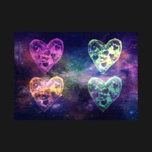 Heart Pizza Nebula T-Shirt