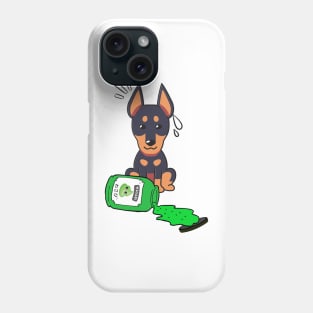 Cute Alsatian Spilled Wasabi sauce Phone Case