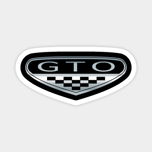 GTO Emblem - Front and Back Magnet by MarkQuitterRacing