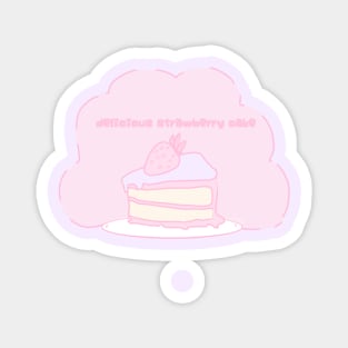 Delicious Kawaii Cake Magnet