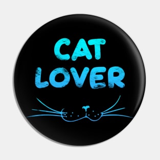 Cat Lover - Blue Pin