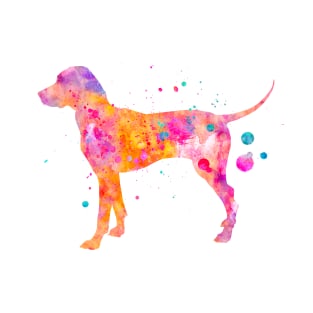 Dalmatian Watercolor Dog Painting T-Shirt