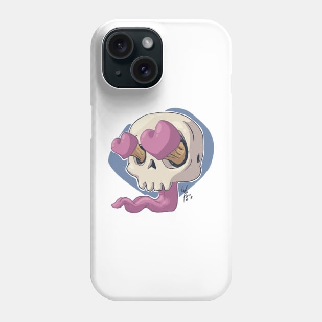 Skull Love Phone Case by MBGraphiX