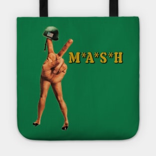 MASH Peace Hand artwork Tote