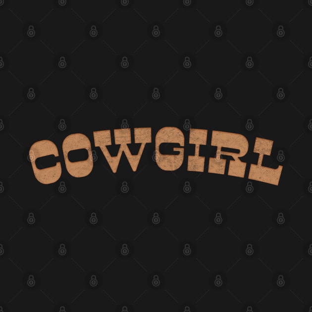 Cowgirl // Retro Typography Design by DankFutura