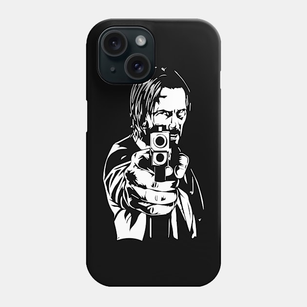 JOHN WICK Phone Case by OM Des