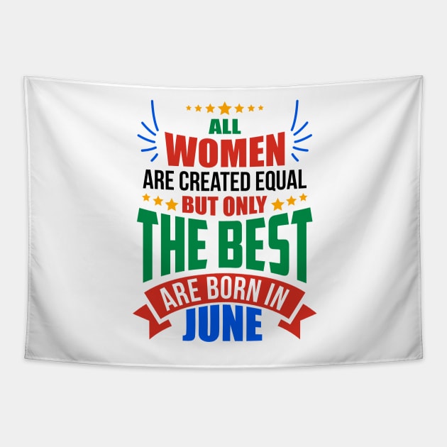 JUNE Birthday Special - WOMEN Tapestry by TheArtism