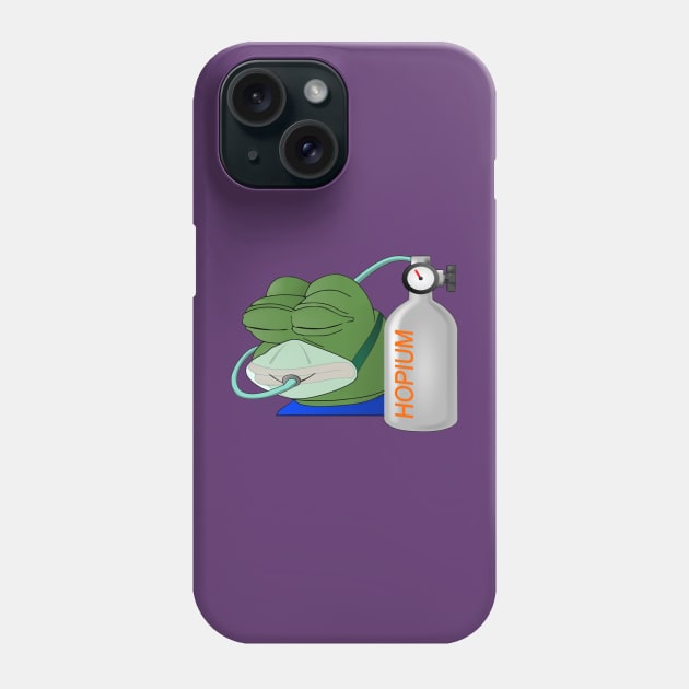 Pepe Hopium Phone Case by THRILLHO