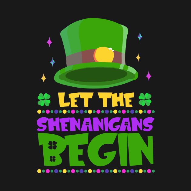 Leprechauns Hat Let The Shenanigans Begin by jodotodesign