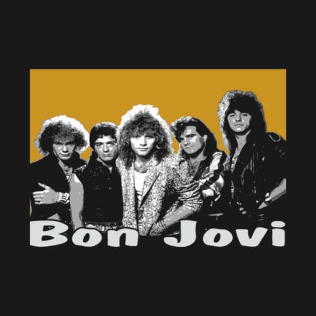 Vintage Band Jovi by SalenyGraphica