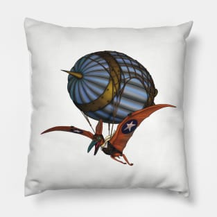 Dapper Dino Airship Pillow