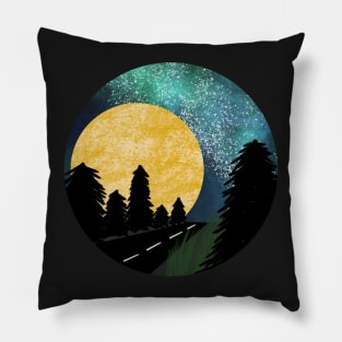 Milky Way Moon Pillow