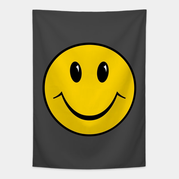 Smiley Face Tapestry by AndreKoeks
