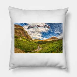 Glacier National Park Pillow