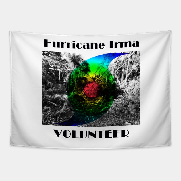 Hurricane Volunteer Tapestry by CreativePhil